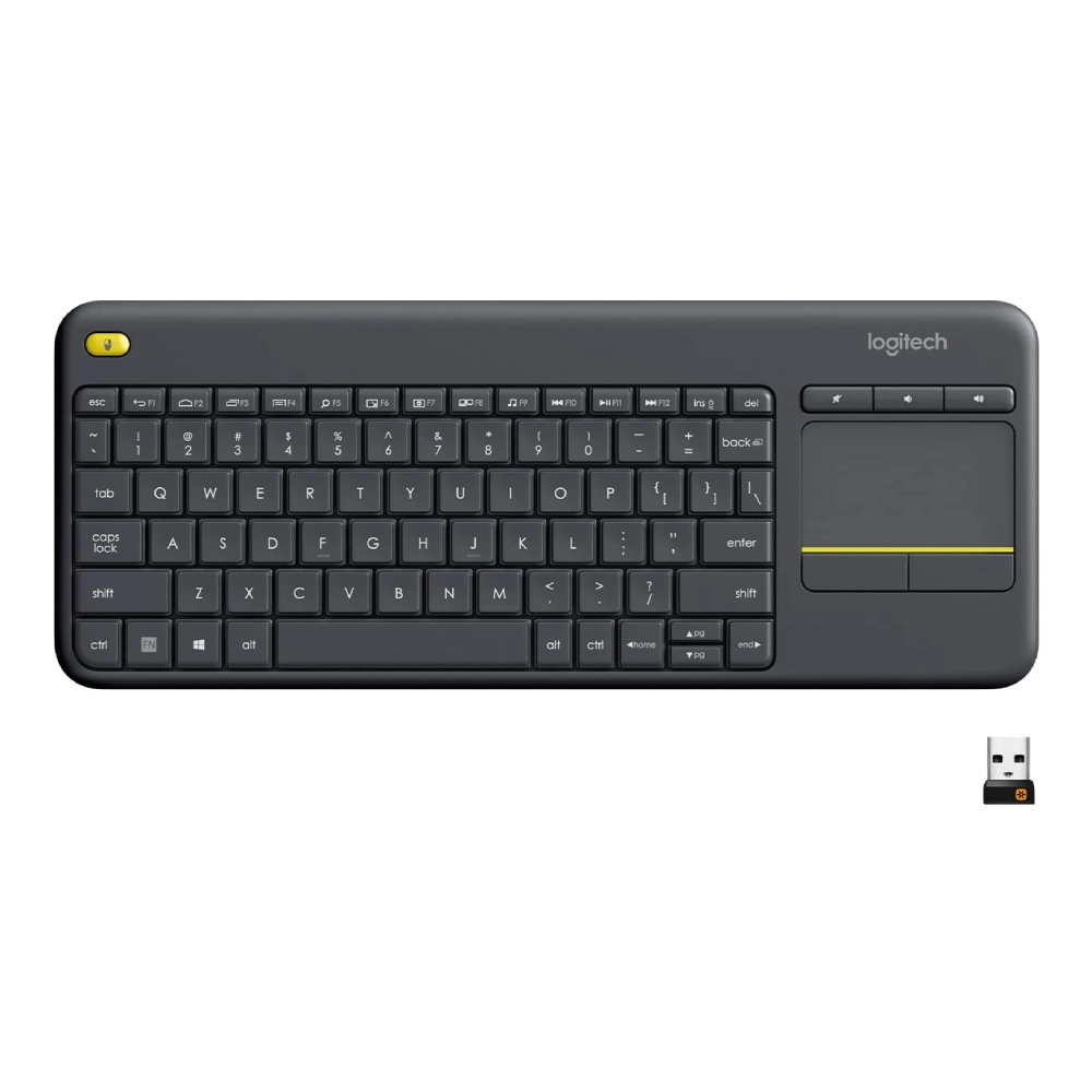 Logitech Wireless Keyboard With Touch Pad Mouse (K400 Plus) view 2
